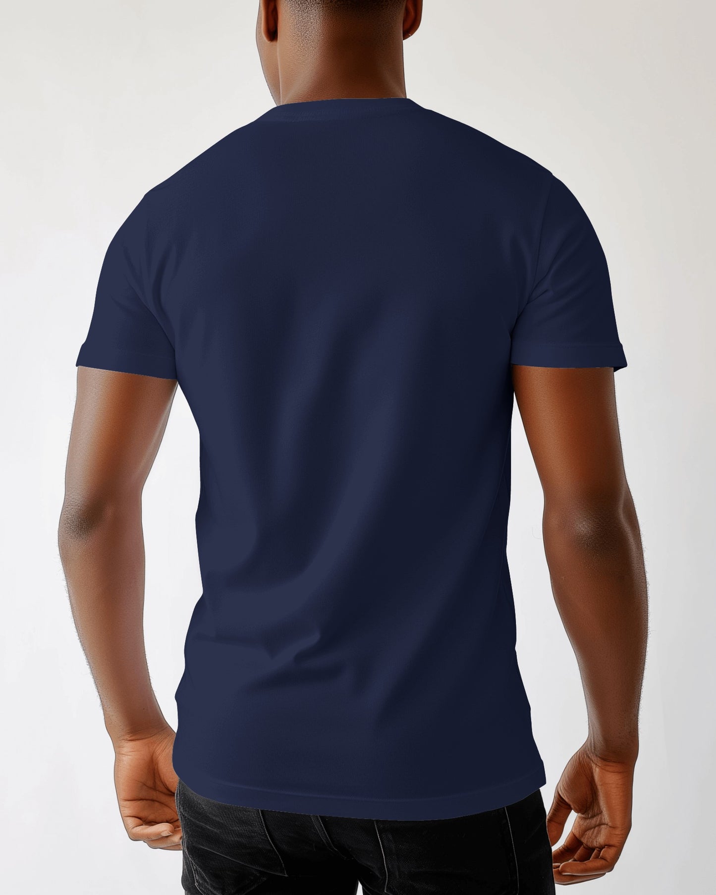 Regular Fit Cotton T-shirt Unisex: Navy Blue