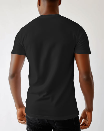Regular Fit Cotton T-shirt Unisex: Black