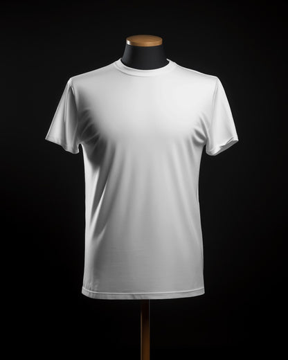 Regular Fit Cotton T-shirt Unisex: White