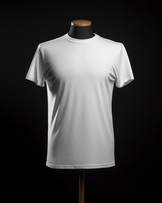 Regular Fit Cotton T-shirt Unisex: White